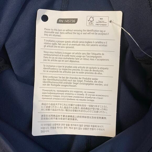 KORAL Activewear Leggings NWT H2O Luxury Compression Workout Pants Blue Black S - Picture 9 of 12